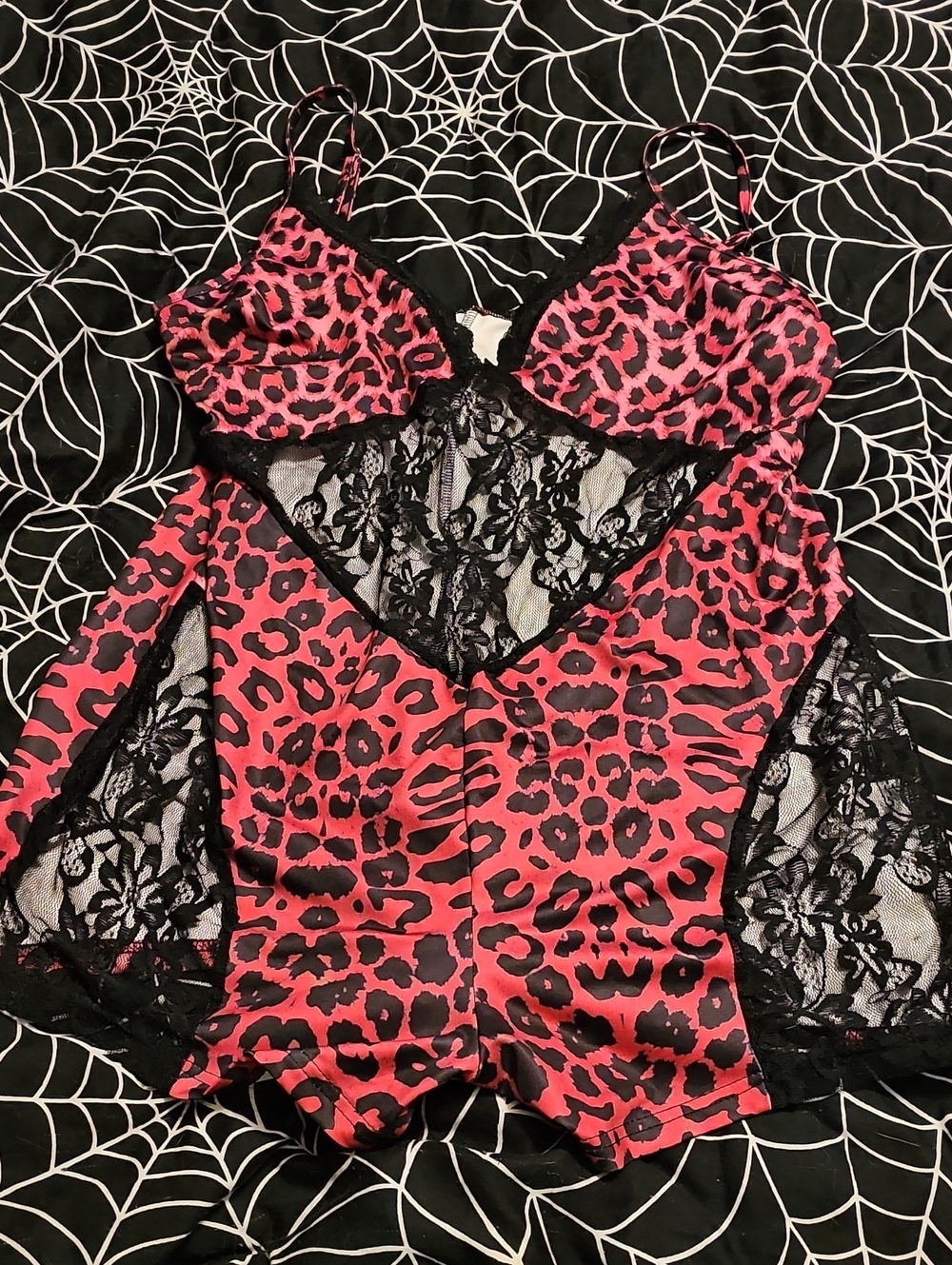 2xl Pink Leopard Shein Romper, Sexy!